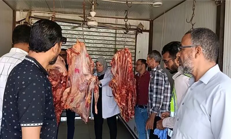 ضبط 154 كيلو لحوم غير صالحة بالوادي الجديد