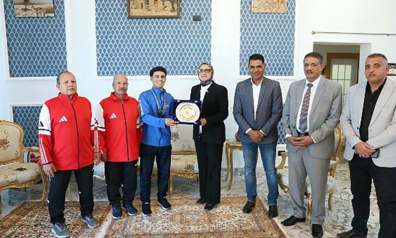 الوادي الجديد.. تكريم لاعب المشروع القومي للموهبة والبطل الأوليمبي لحصده 3 ميداليات فضية أفريقية