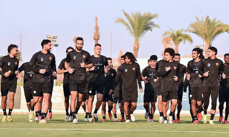 سيراميكا كليوباترا يواصل استعداداته لمواجهة بتروجت