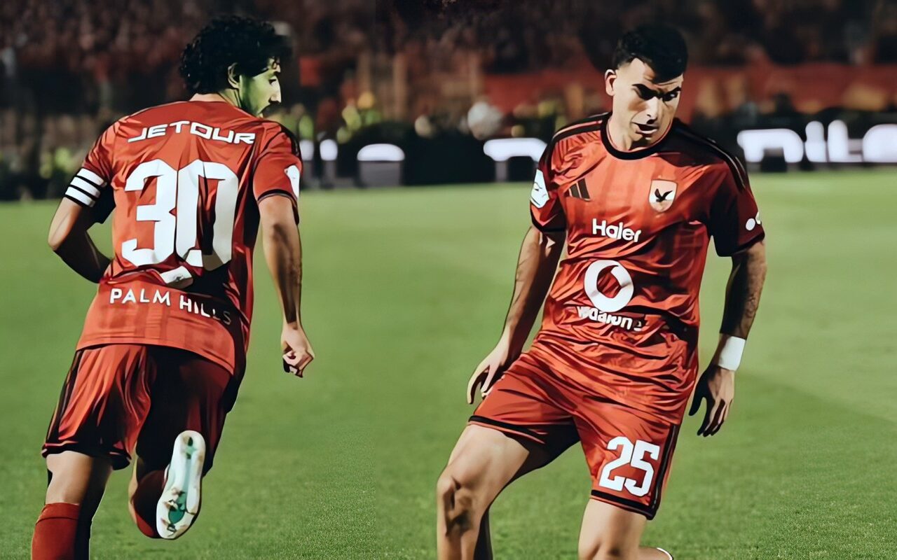 أسيست محمد هاني.. عمر الساعي يسجل الهدف الأول للنادي الأهلي في شباك القناة بالدوري