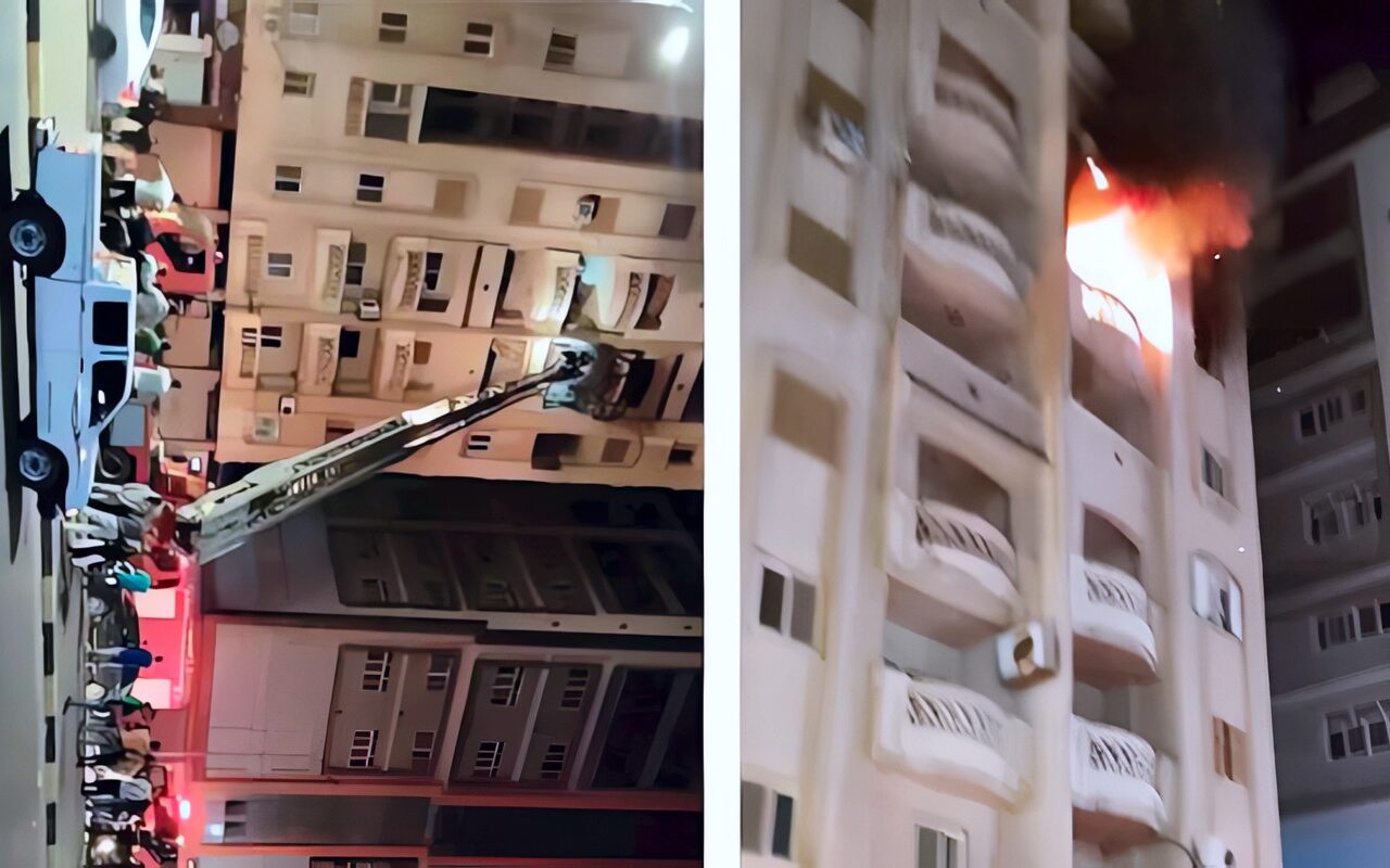 اختناق 7 مواطنين في حريق شقة سكنية بمنطقة العماروة شرق الإسكندرية