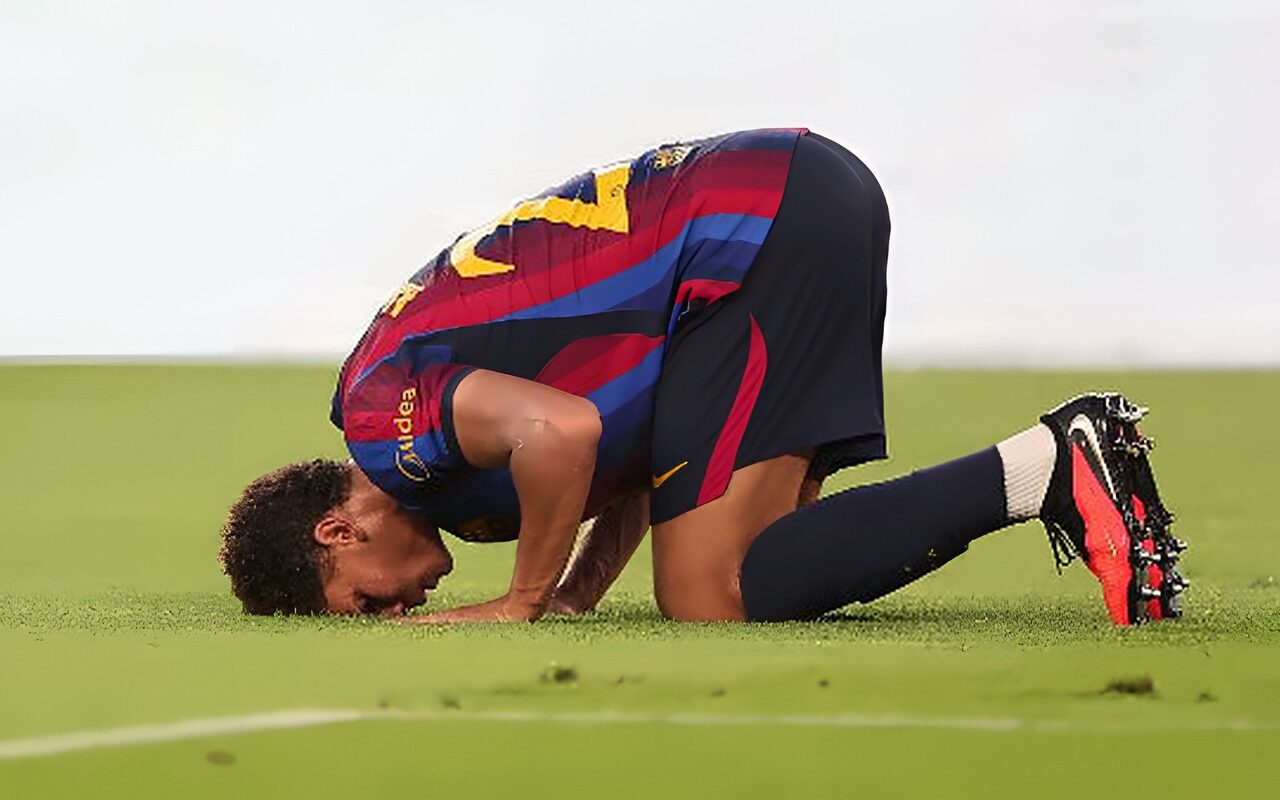 لامين يامال يرفض صفقة هالاند.. ويطالب برشلونة بمنح حمزة عبد الكريم الفرصة