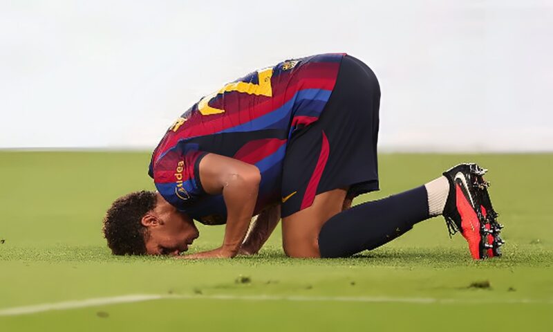 لامين يامال يرفض صفقة هالاند.. ويطالب برشلونة بمنح حمزة عبد الكريم الفرصة