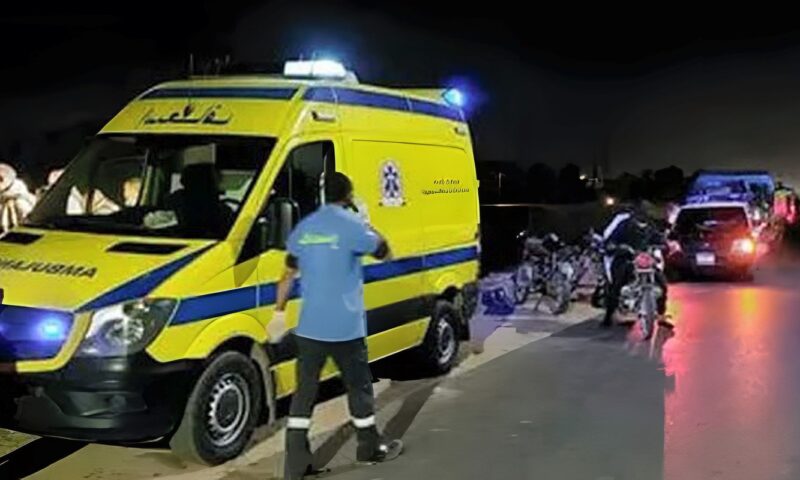 إصابة شخصين في حادث انقلاب سيارة بالطريق الإقليمي
