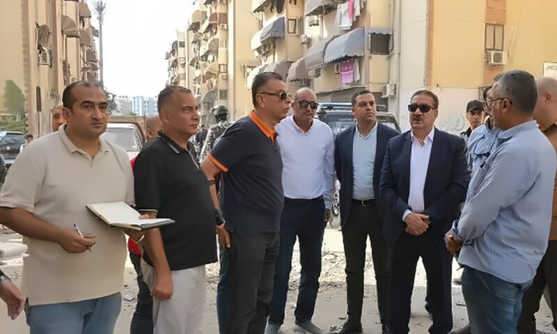 قطار التطوير والتنمية يواصل رحلته في بورسعيد.. أبو ليمون يتابع مستجدات أعمال تطوير الحرية