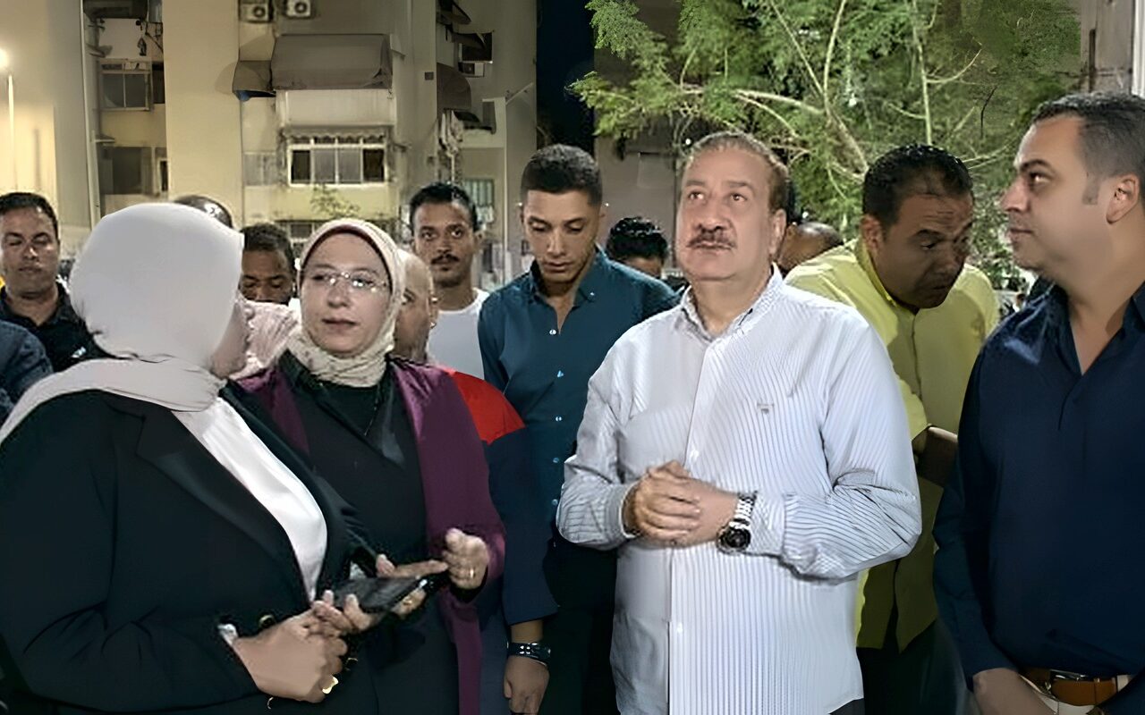 بورسعيد.. أعمال تركيب 200 كشاف جديد بأرض العزب ومساكن الوفاء