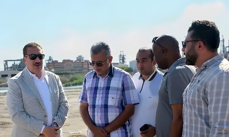 محافظ بورسعيد يتفقد بدء المرحلة الثانية من إنشاء كورنيش قناة الاتصال