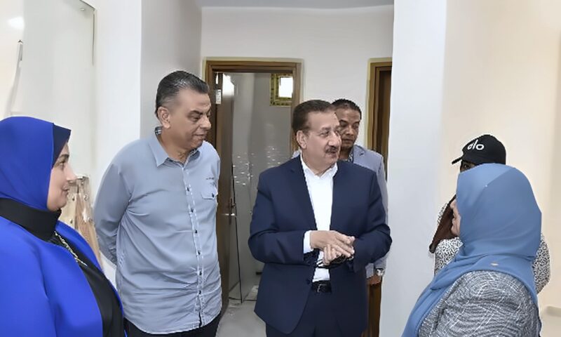 محافظ بورسعيد يوجه بالبدء في التجهيزات النهائية لمبنى خدمات التأمين الصحي الشامل