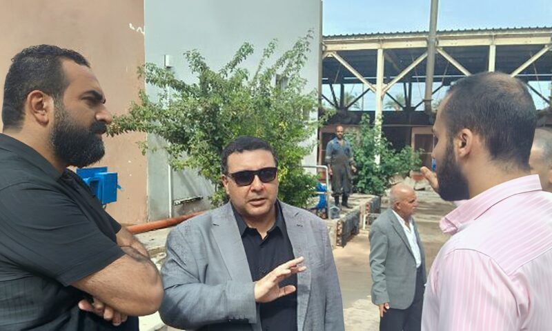 رئيس مياه القناة يتفقد الورشة الميكانيكية المركزية ومحطة أبو عطوة الرئيسية