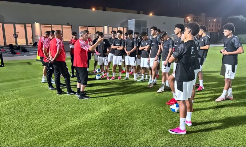 منتخب الناشئين يختتم استعداداته لمواجهة العراق في كأس الخليج (صور)