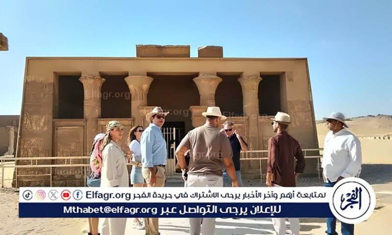 وفود سياحية متعددة الجنسيات تزور المناطق الأثرية بالمنيا