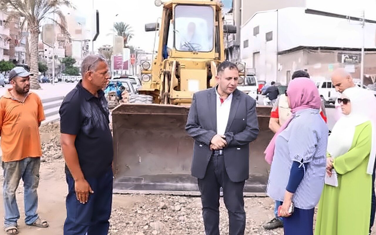 محافظ دمياط يتفقد أعمال رد الشيء لأصله بمنطقة الشهابية