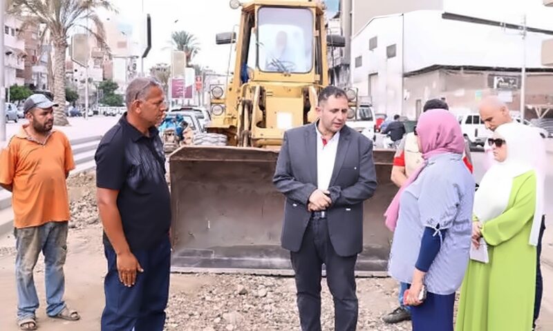 محافظ دمياط يتفقد أعمال رد الشيء لأصله بمنطقة الشهابية