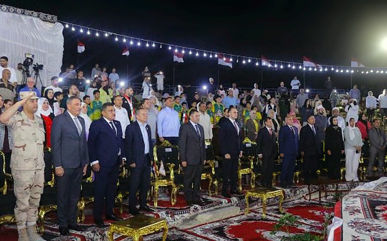 احتفاليه بالحديقة المركزية بمدينة دمياط الجديدة بمناسبة الذكرى الـ53 لانتصارات أكتوبر المجيدة
