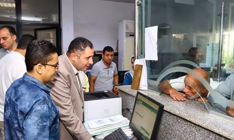 محافظ دمياط يتفقد المركز التكنولوجي لخدمة المواطنين بالزرقا