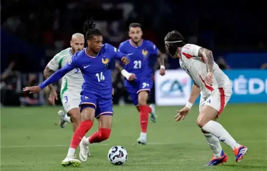 موعد مباراة فرنسا وإيطاليا اليوم الجمعة 2 أكتوبر 2026 في دوري الأمم الأوروبية والقنوات الناقلة