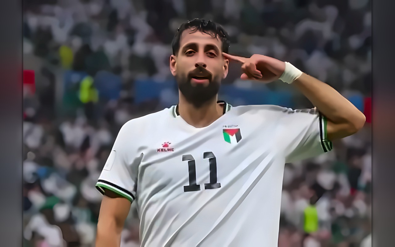 عدي الدباغ يواصل التألق مع منتخب فلسطين