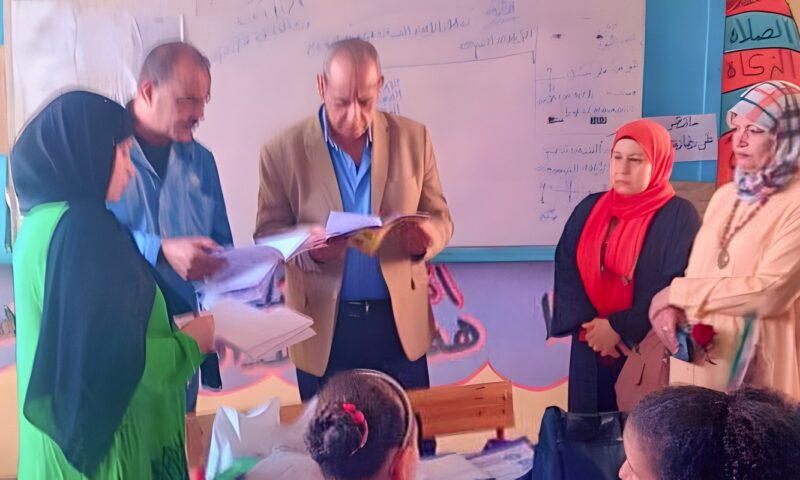 مدير تعليم القليوبية يجري جولة ميدانية بمدارس القناطر الخيرية