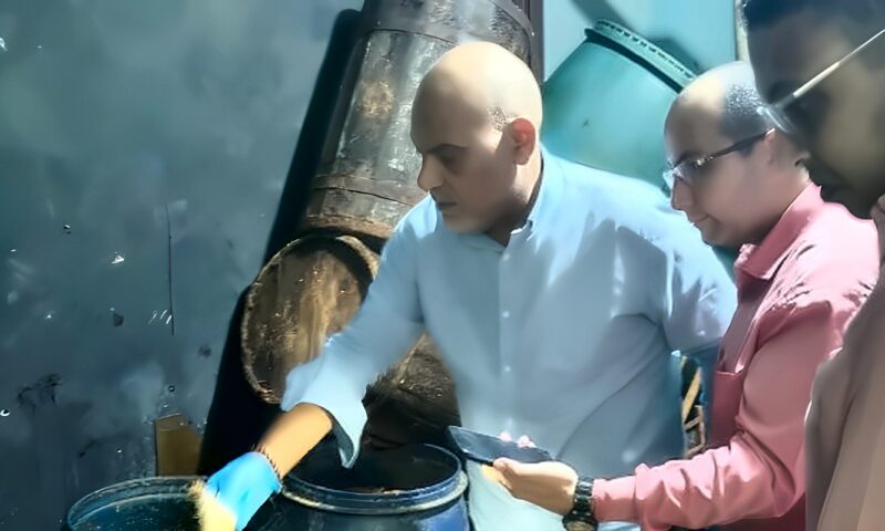 ضبط 2.5 طن أسماك مملحة فاسدة داخل مخزن في شبرا الخيمة