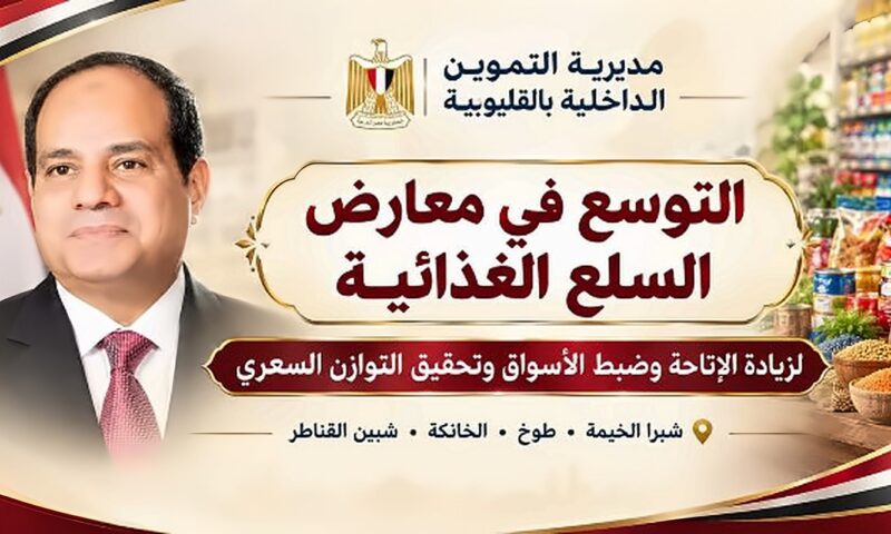 تموين القليوبية: التوسع في معارض السلع الغذائية لتعزيز الإتاحة وتحقيق التوازن السعري