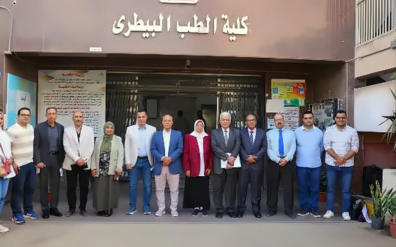 طب بيطري بنها تستقبل لجنة اعتماد البورد المصري لتخصص طب وجراحة المجترات والإبل