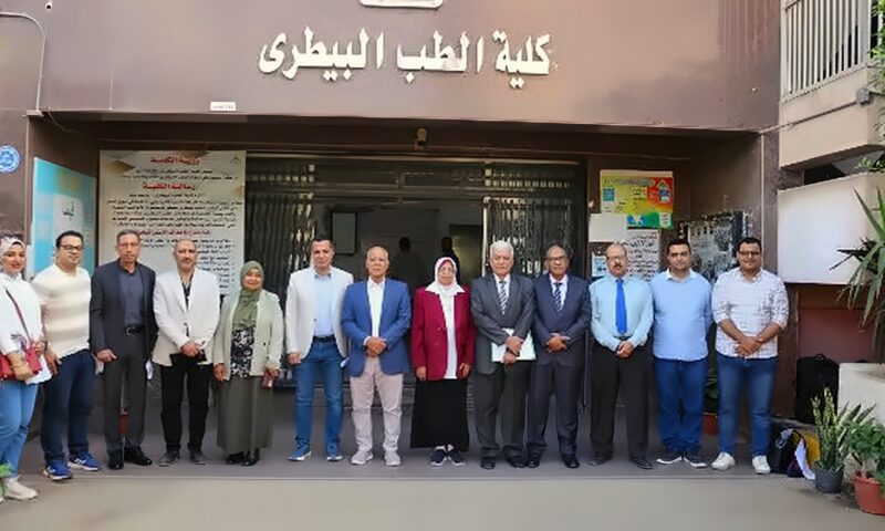طب بيطري بنها تستقبل لجنة اعتماد البورد المصري لتخصص طب وجراحة المجترات والإبل