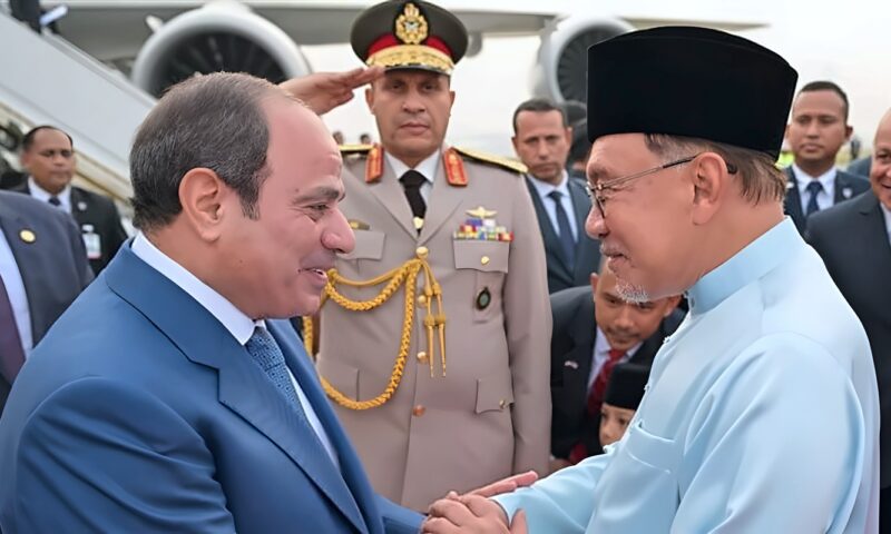 السيسي وأنور إبراهيم يشهدان التوقيع على مذكرات تفاهم بين مصر وماليزيا