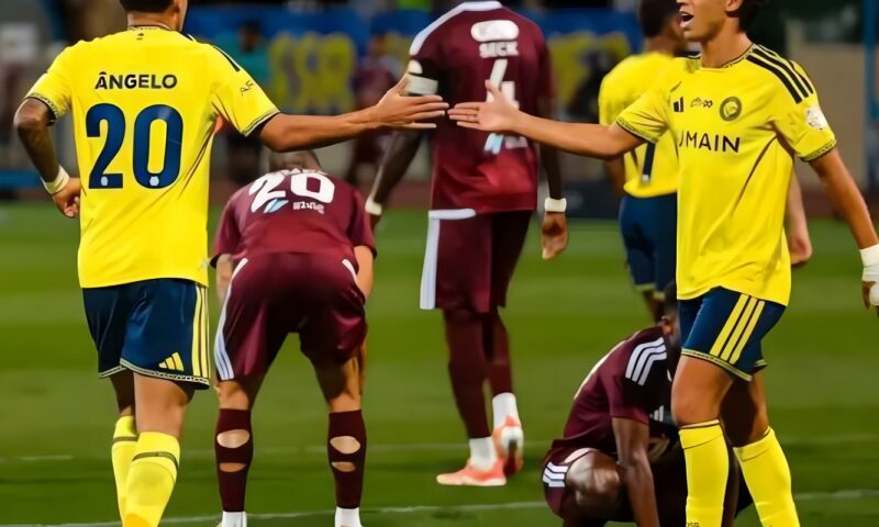 النصر يهزم الفيصلي بثلاثية ويواصل مطاردة صدارة الدوري السعودي