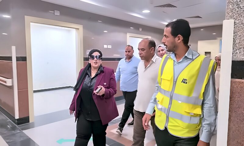 وكيل الصحه بالغربية تتفقد مستشفى السنطة المركزي الجديد.. ونسب التنفيذ تتجاوز 95%