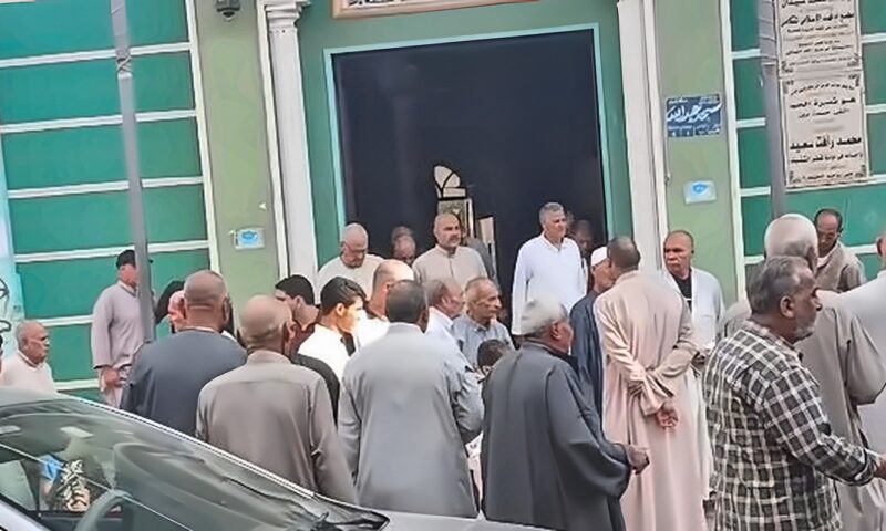 أهالي قرية كفر ديما بالغربية يشيعون جثمان الأم ضحية نجلها في جنازة مهيبة .. صور