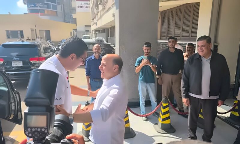 محافظ الغربية يستقبل وزير الرياضة قبل افتتاح عدد من الملاعب والمشروعات ..صور