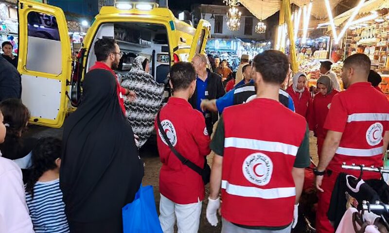 الهلال الأحمر ينقل أول حالة ولادة خلال احتفالات مولد السيد البدوي