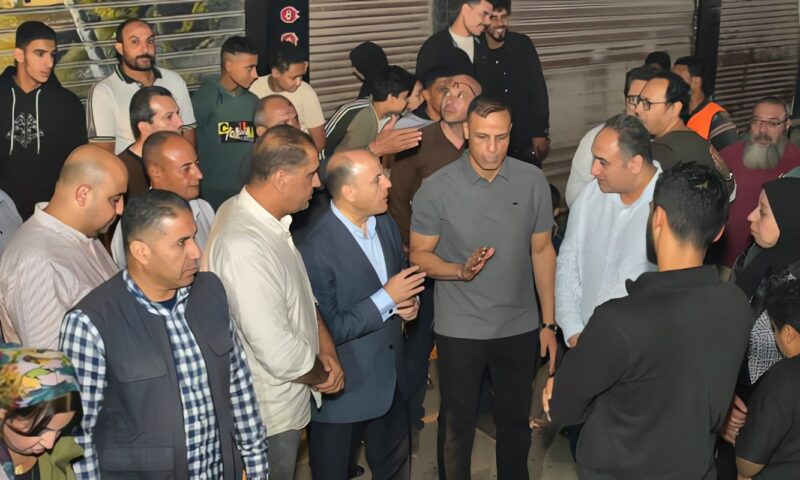 محافظ الغربية يتفقد الأعمال بالقطاع الأخير من شارع الجلاء بالمحلة ..صور
