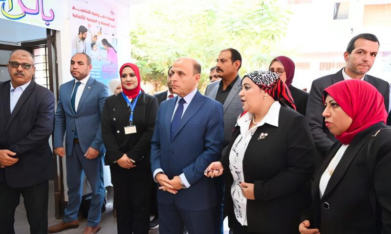 محافظ الغربية يشهد انطلاق الحملة القومية للتطعيم ضد الحصبة والحصبة الألمانية .. صور