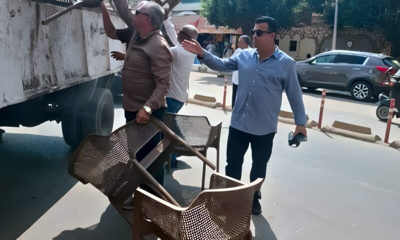 حملات مكبرة لإزالة الإشغالات والتعديات بشوارع الشرقية وإعادة الانضباط المروري