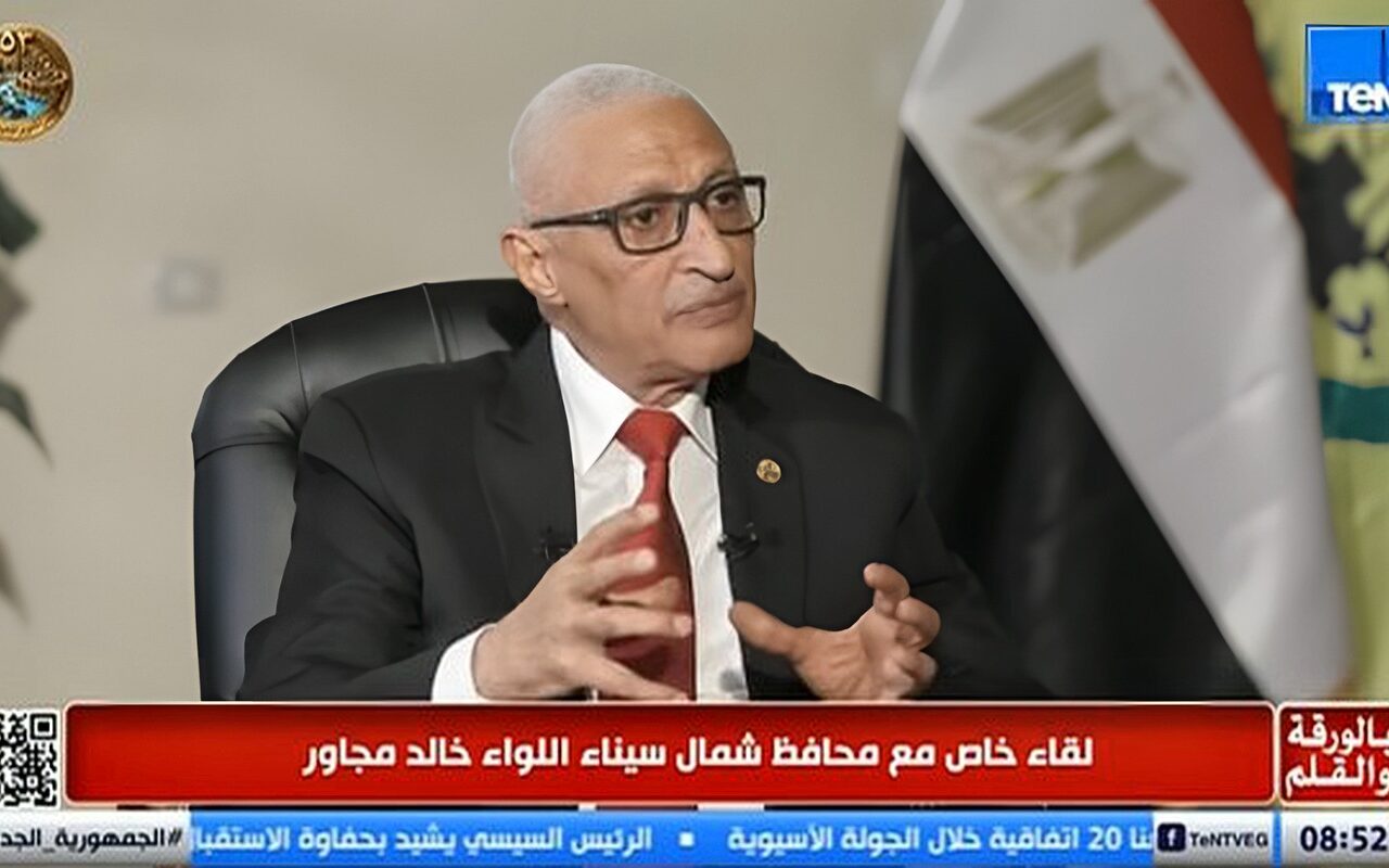 محافظ شمال سيناء: نفصل بين جهود التنمية وتقديم المساعدات الإنسانية للفلسطينيين