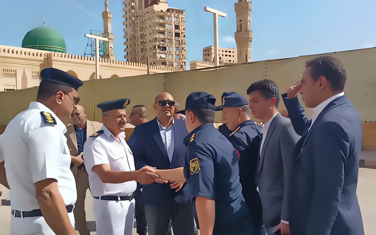 نائب مدير أمن كفر الشيخ يتفقد أعمال تأمين احتفالات المولد الإبراهيمي بدسوق| صور