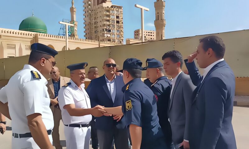 نائب مدير أمن كفر الشيخ يتفقد أعمال تأمين احتفالات المولد الإبراهيمي بدسوق| صور