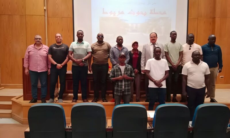 بحوث الصحراء يدرب وفدًا أوغنديًا على الإنتاج النباتي والحيواني بمريوط