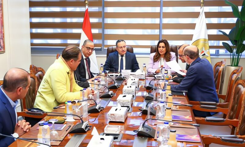 وزيرا التنمية المحلية والتعليم العالي يتابعان تنفيذ تمثال مجدي يعقوب بالجيزة