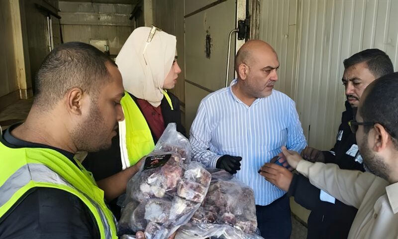 التحفظ على طني مقطعات لحوم منتهية الصلاحية في حملة بيطرية بالقليوبية