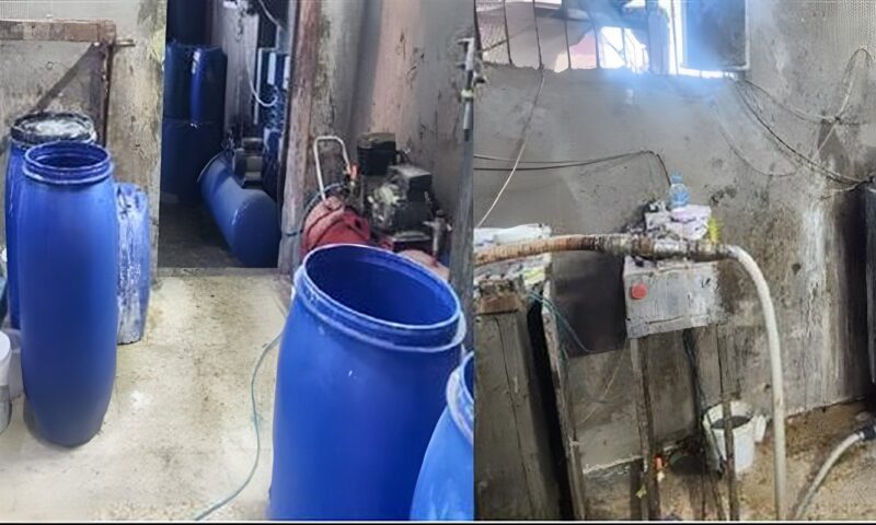 التحفظ على 3150 عبوة منظفات مغشوشة داخل مصنع غير مرخص بالقليوبية