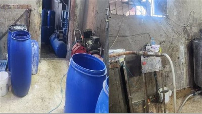 التحفظ على 3150 عبوة منظفات مغشوشة داخل مصنع غير مرخص بالقليوبية