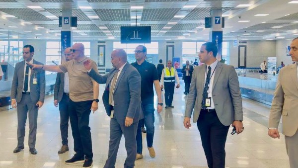 النشار يتابع توسعات مطار الغردقة لمواكبة نمو حركة الركاب
