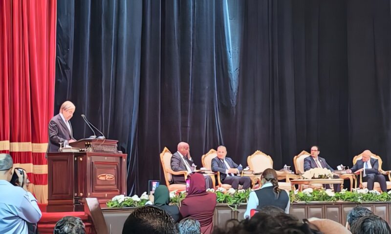 جوتيريش من جامعة القاهرة: مصر لعبت دورا محوريا في جهود الوساطة بشأن غزة