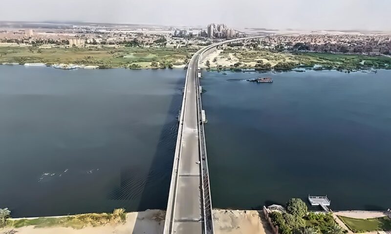 استعدادات تركيب السكة، تفاصيل أول كوبري مخصص للقطار السريع فوق النيل بحلوان