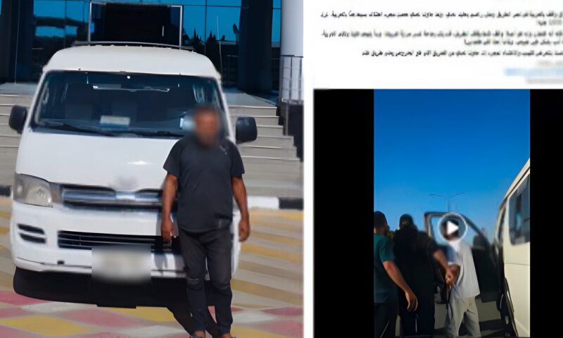 حطم سياراتهم.. ضبط سائق ميكروباص تعدى على شخص وزوجته بالضرب بالجيزة