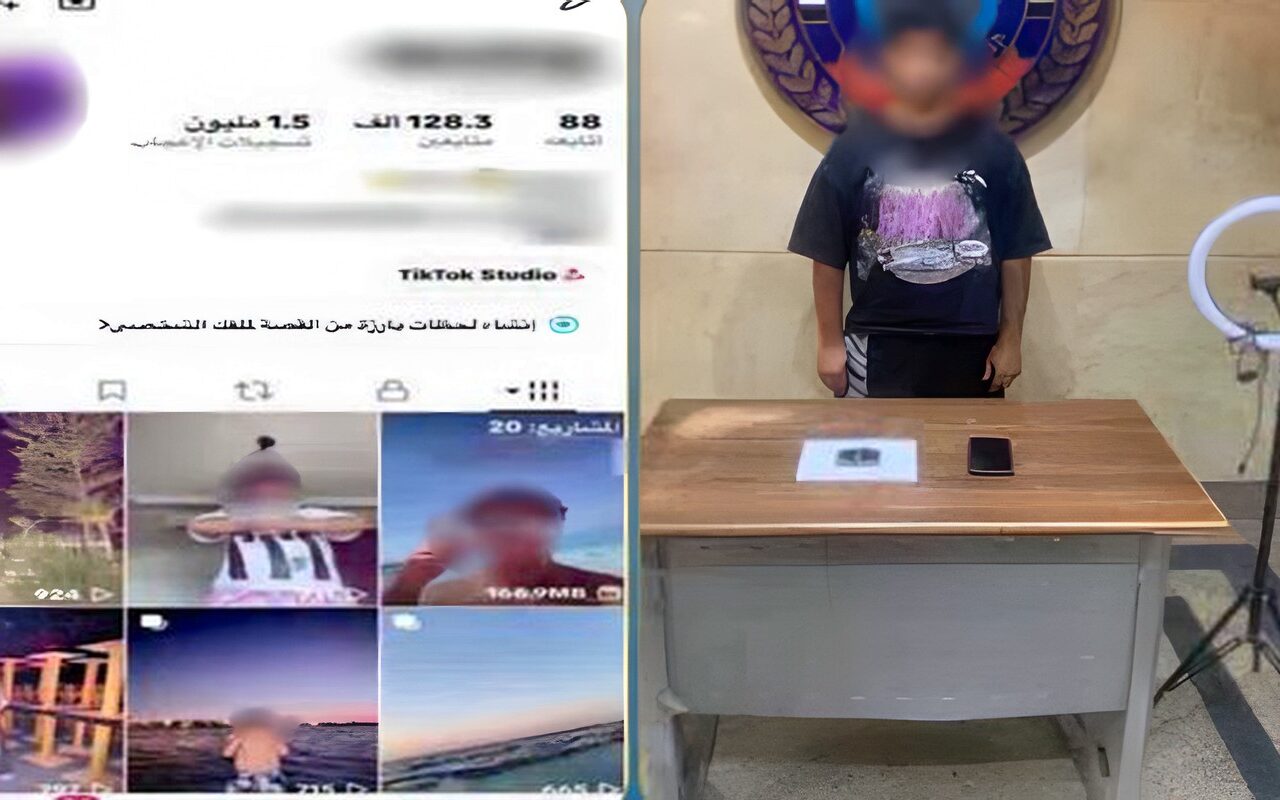 معاه حشيش .. القبض على صانع محتوى نشر فيديوهات خادشة عبر صفحته