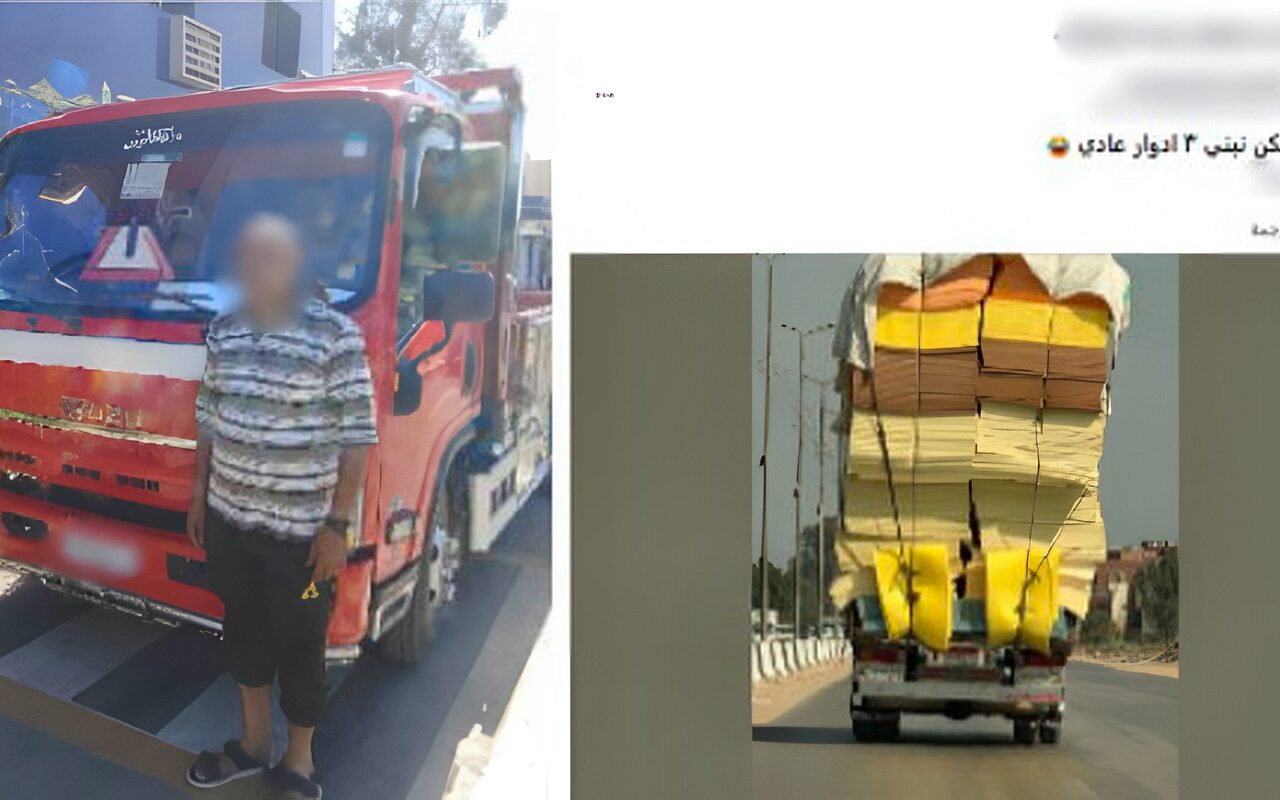 بسبب الحمولة الزائدة.. القبض على قائد سيارة نقل بالشرقية