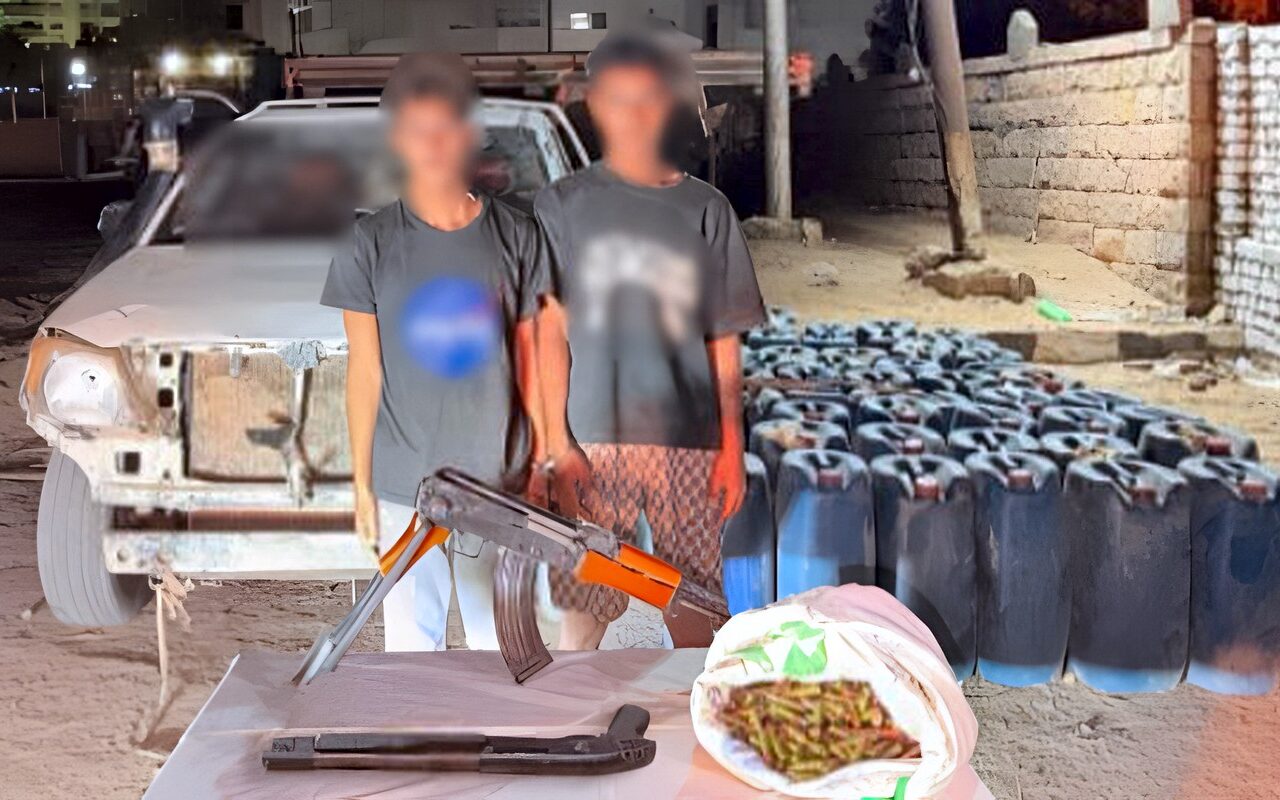 قبل بيعها بالسوق السوداء.. القبض على شخصين بحوزتهما طن سولار بأسوان